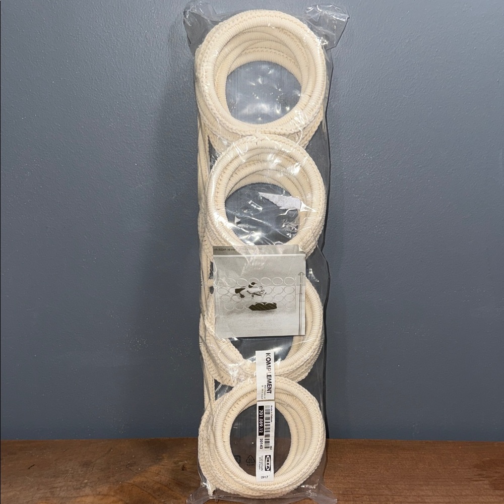 IKEA KOMPLEMENT Multi Use cream Belt Tie Scarf Closet Organizer Macrame
